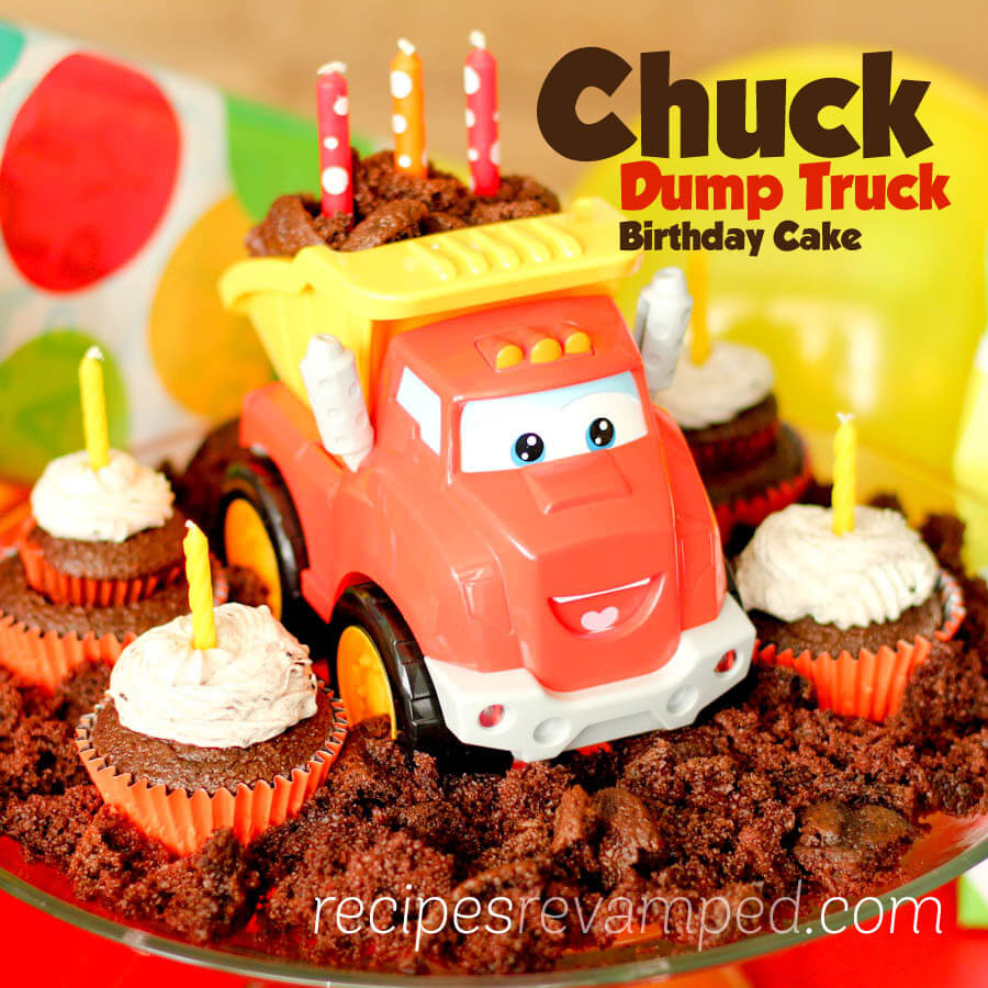 Chuck and Friends Dump Truck Birthday Cake Recipe - Recipes Revamped