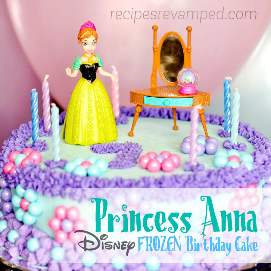 Disney Frozen Princess Anna Birthday Cake Recipe - Recipes Revamped
