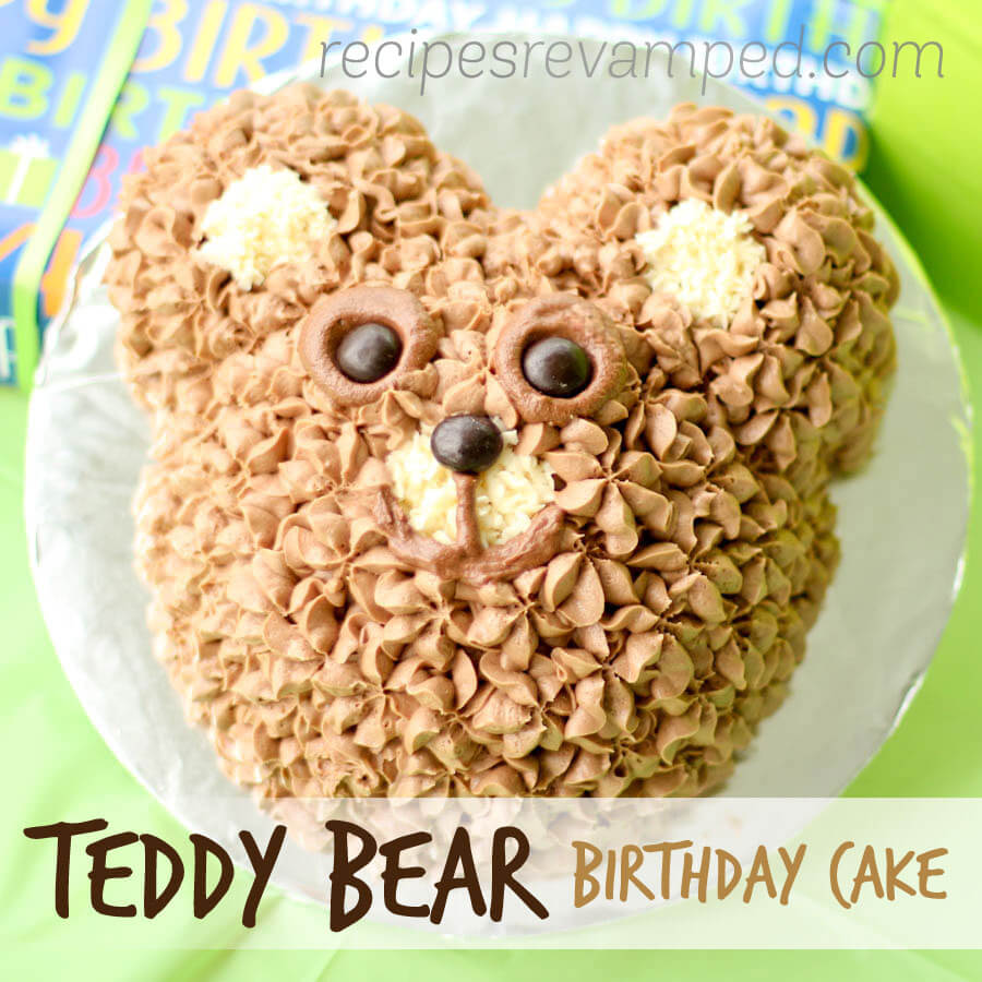 Teddy Bear Birthday Cake Recipe - Recipes Revamped