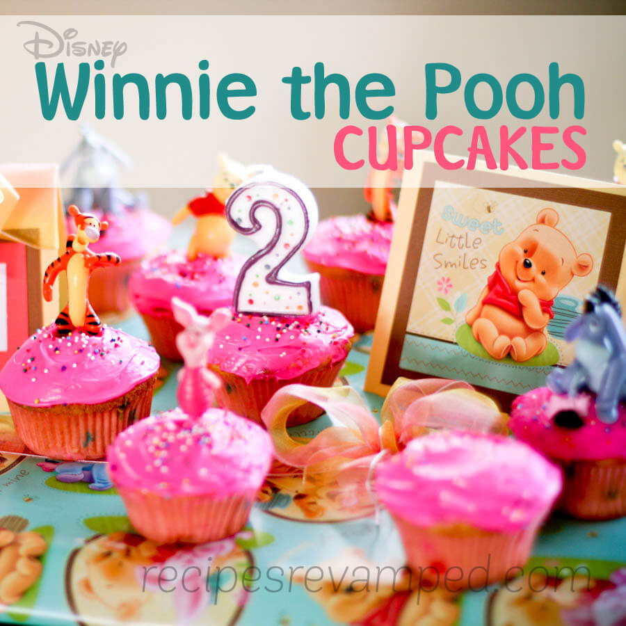 Winnie the Pooh Birthday Cupcakes Recipe - Recipes Revamped