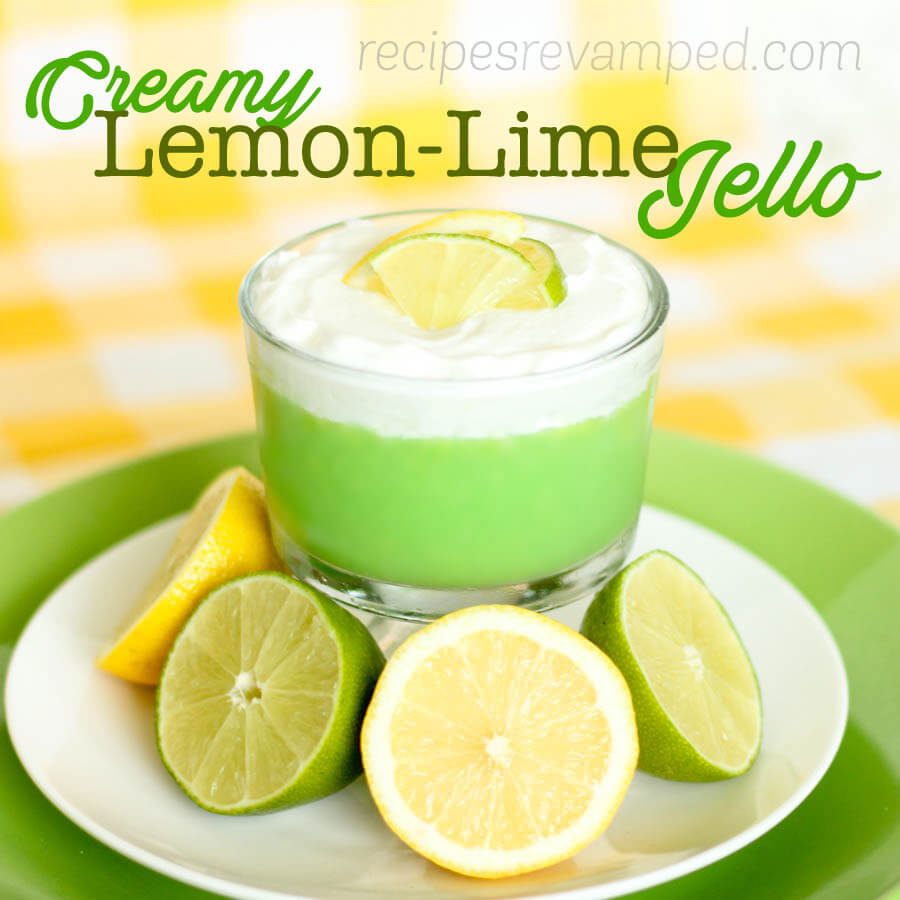 Creamy Lemon-Lime Jello Recipe - Recipes Revamped