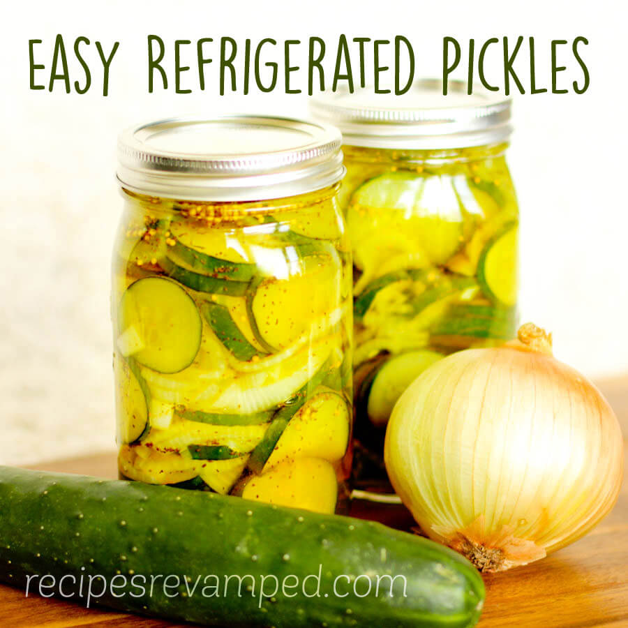 Easy Refrigerated Pickles Recipe - Recipes Revamped