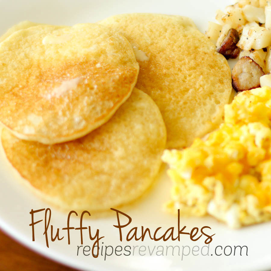Fluffy Pancakes - Double Batch Recipe - Recipes Revamped
