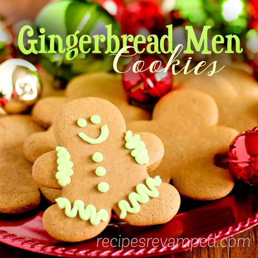 Gingerbread Men Cookies - Double Batch Recipe - Recipes Revamped
