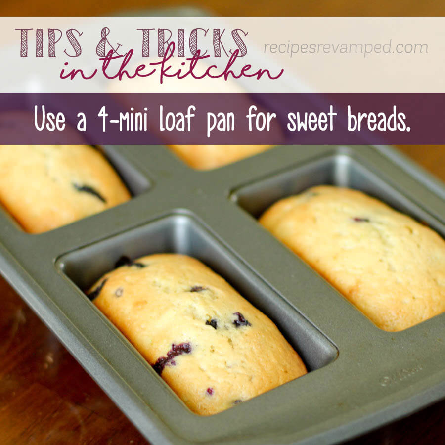 Using a Mini Loaf Pan for Sweet Breads Recipe - Recipes Revamped