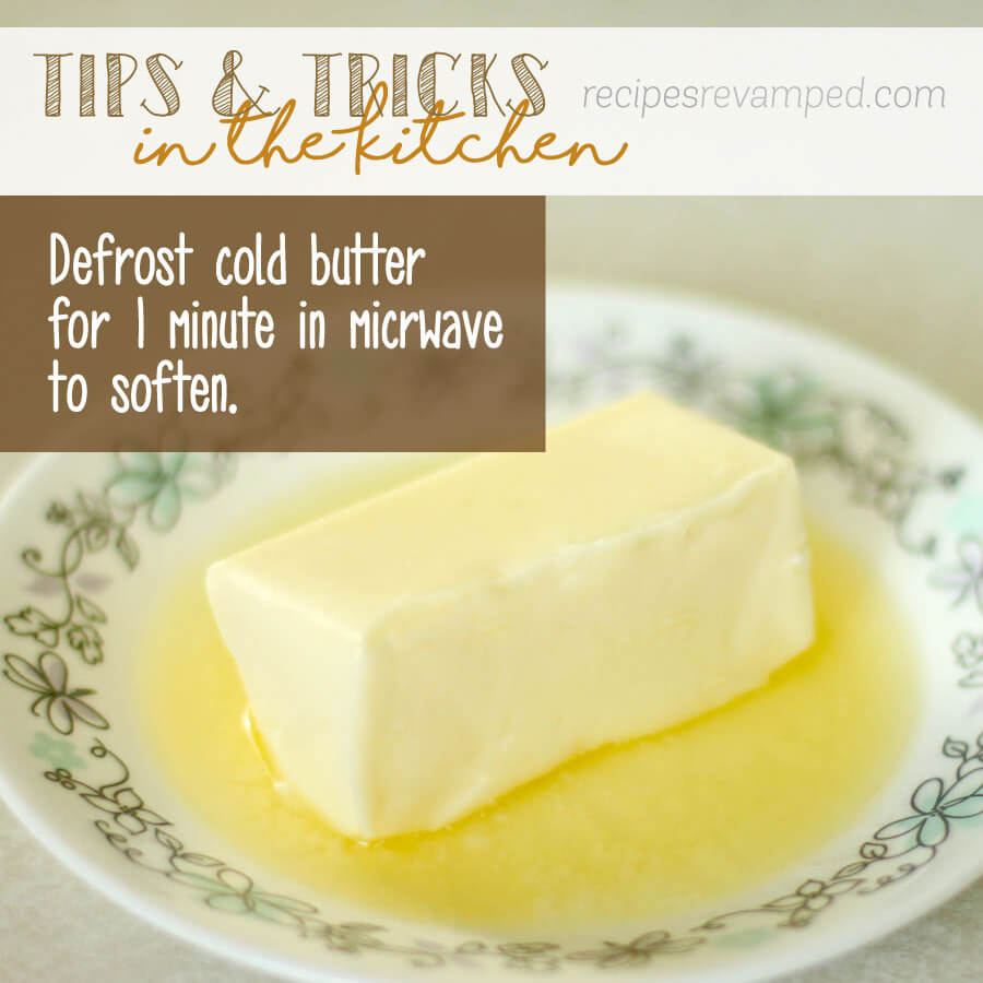 Soften Butter with Microwave Defrost Option Recipe - Recipes Revamped